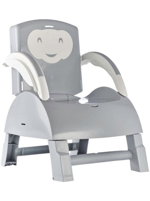 Thermobaby rehausseur de chaise 2 en 1 gris charme - Kiabi Thermobaby rehausseur de chaise 2 en 1 gris charme - Kiabi