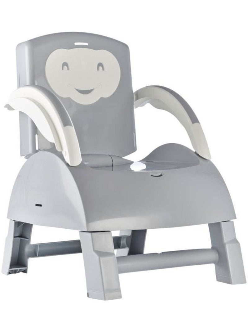Thermobaby rehausseur de chaise 2 en 1 gris charme Gris - Kiabi