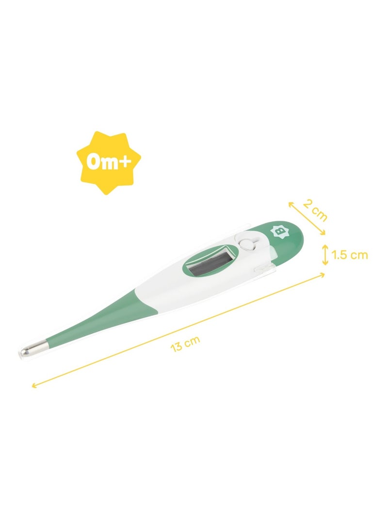 Thermomètre Bébé Electronique embout flexible 'Badabulle' Vert - Kiabi