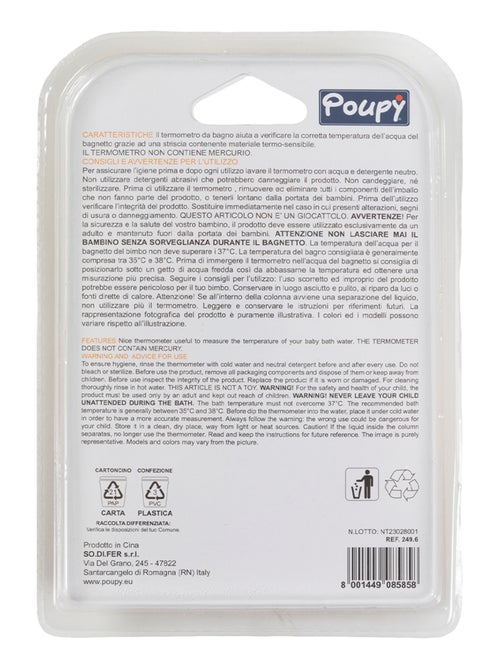 Thermomètre de bain canard  – Poupy - Kiabi
