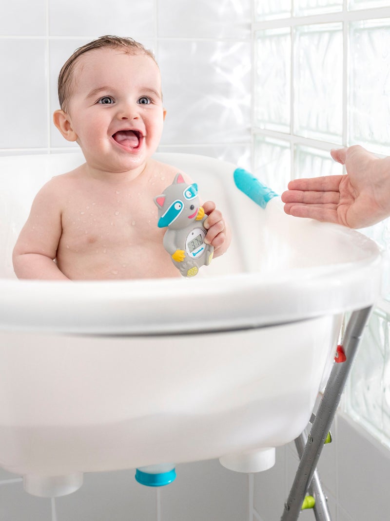 Thermomètre de bain digital 'Badabulle' Gris - Kiabi