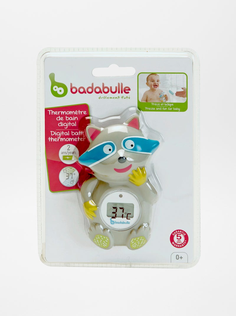 Thermomètre de bain digital 'Badabulle' Gris - Kiabi