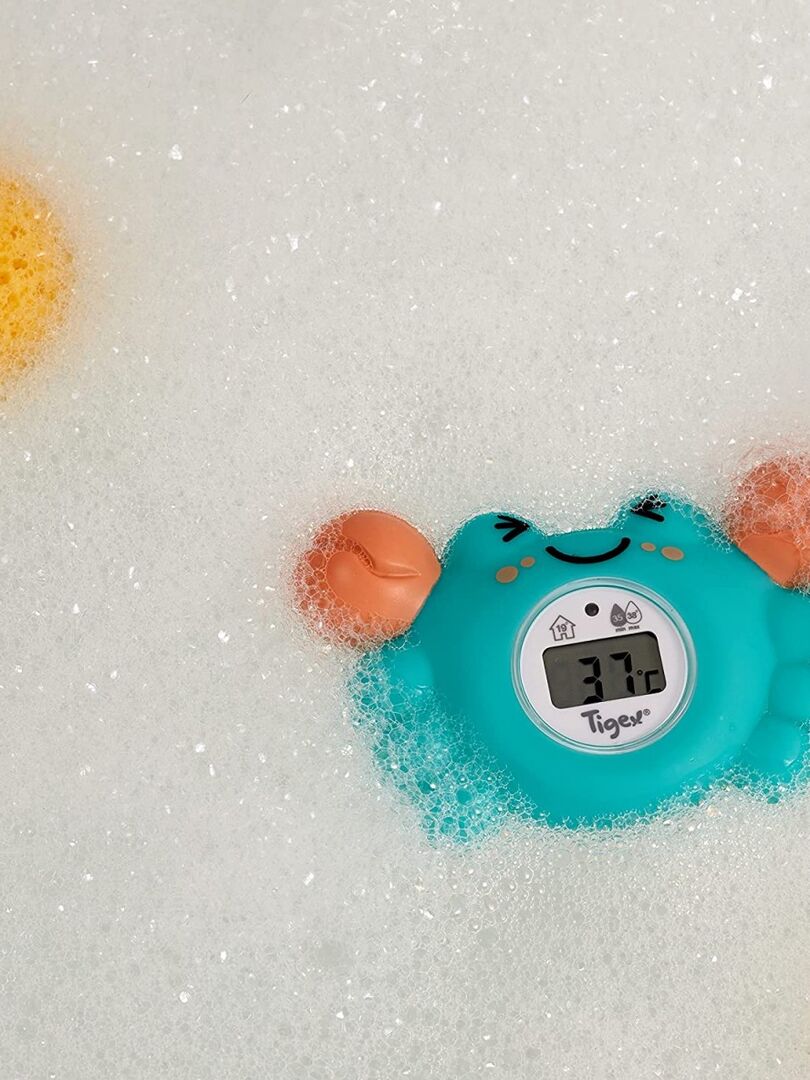 Thermomètre de bain digital Crabe pour bébé Tigex - Bleu - Kiabi - 19.99€