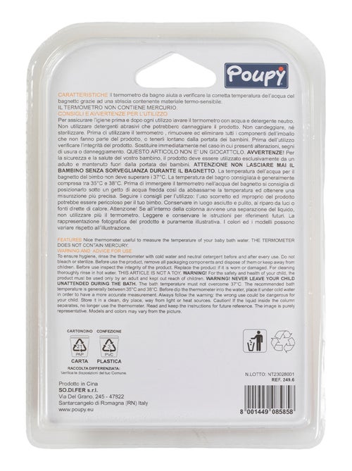 Thermomètre de bain poisson – Poupy - Kiabi