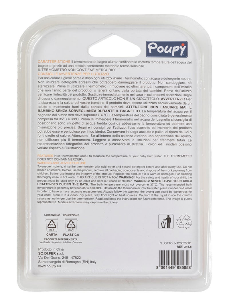 Thermomètre de bain poisson – Poupy Bleu - Kiabi