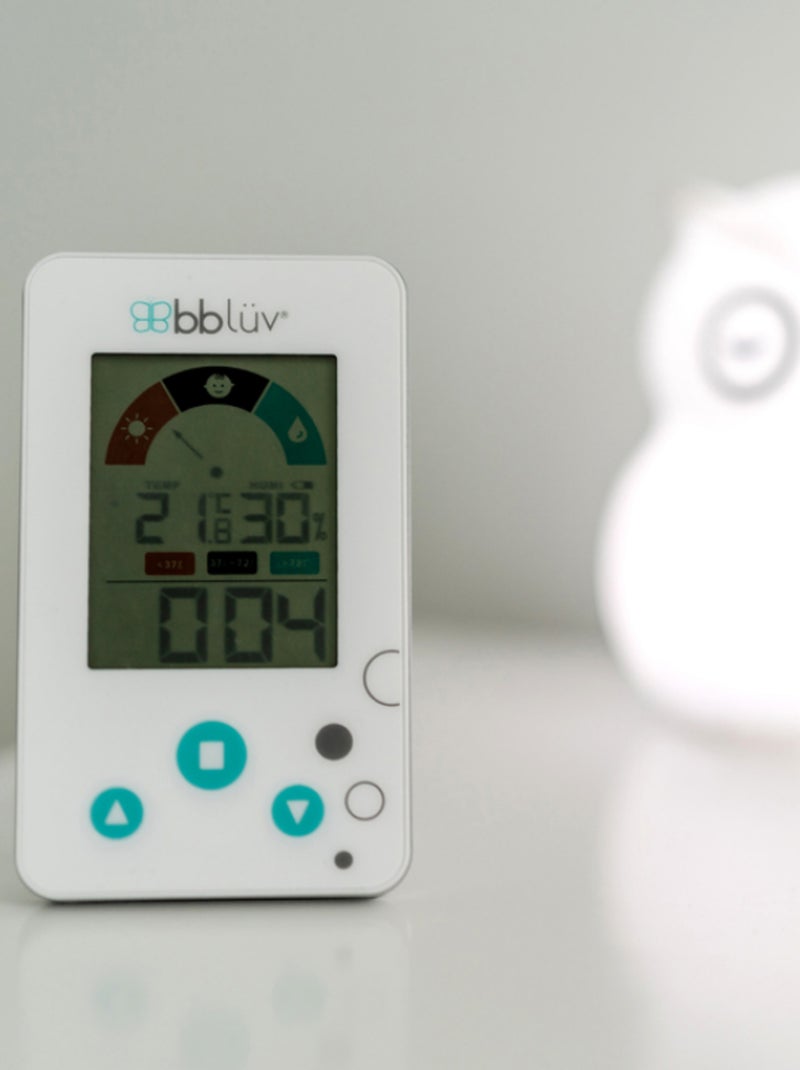 Thermomètre hygromètre de chambre Blanc - Kiabi
