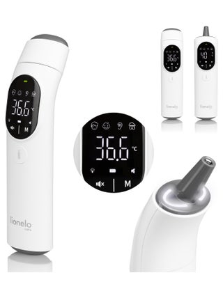 Thermomètre sans contact LIONELO - Mode silencieux - Mesure en 1 seconde - LED