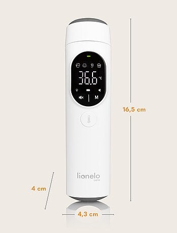 Thermomètre sans contact LIONELO Feverscan - Fonction Mémoire - Alerte Fièvre - Mesure en 1 sec