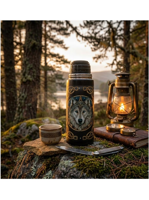 Thermos Loup par Lisa Parker 350ml 21 cm - Kiabi Thermos Loup par Lisa Parker 350ml 21 cm - Kiabi