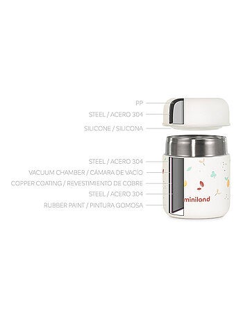 Thermos Pour Bouillies Food Thermy Mini Valencia Miniland