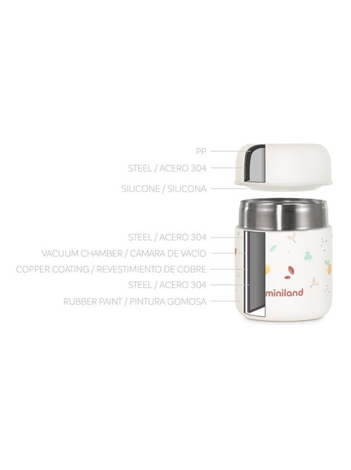 Thermos Pour Bouillies Food Thermy Mini Valencia Miniland - Kiabi