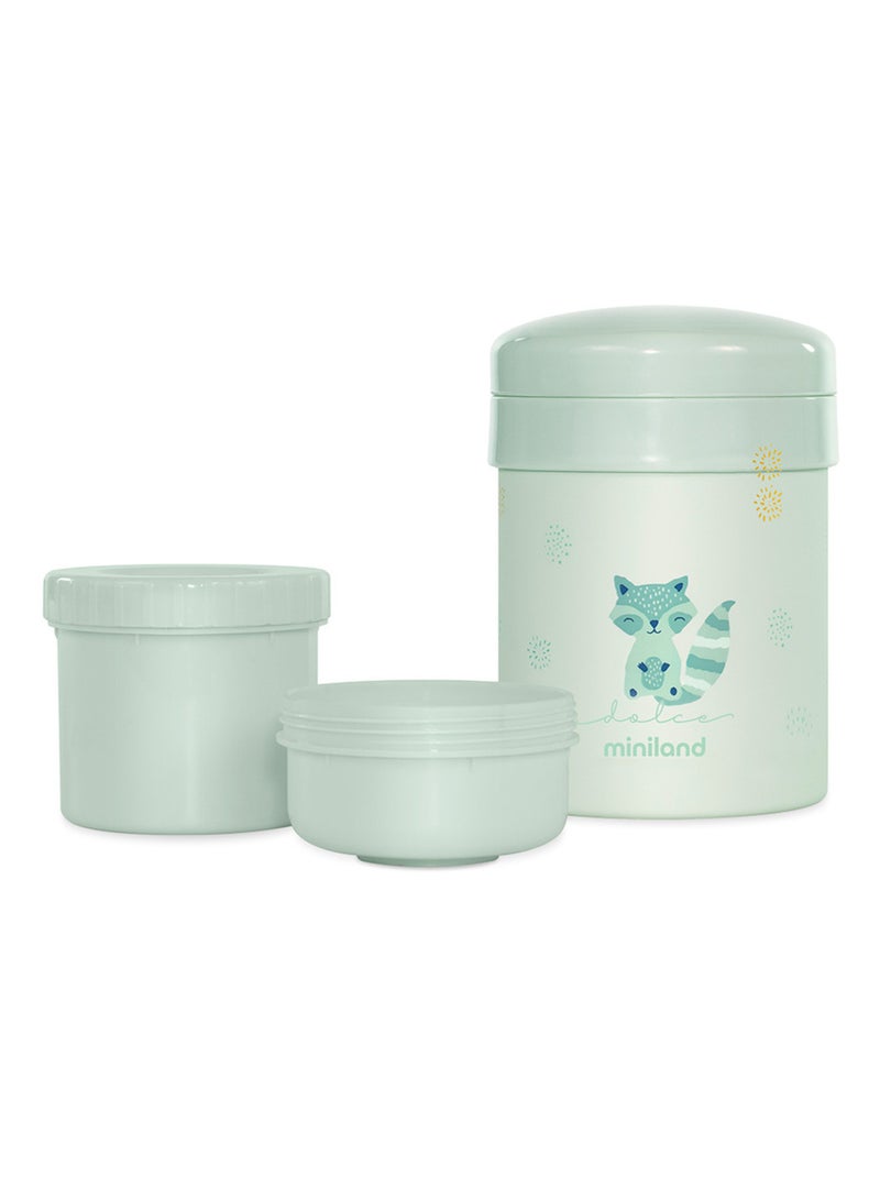 Thermos Pour Solides Thermetic Mint Miniland Bleu - Kiabi