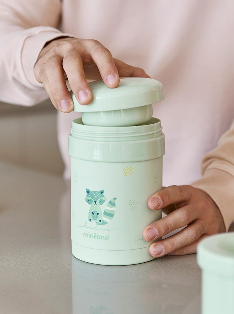 Thermos Pour Solides Thermetic Mint Miniland Bleu - Kiabi