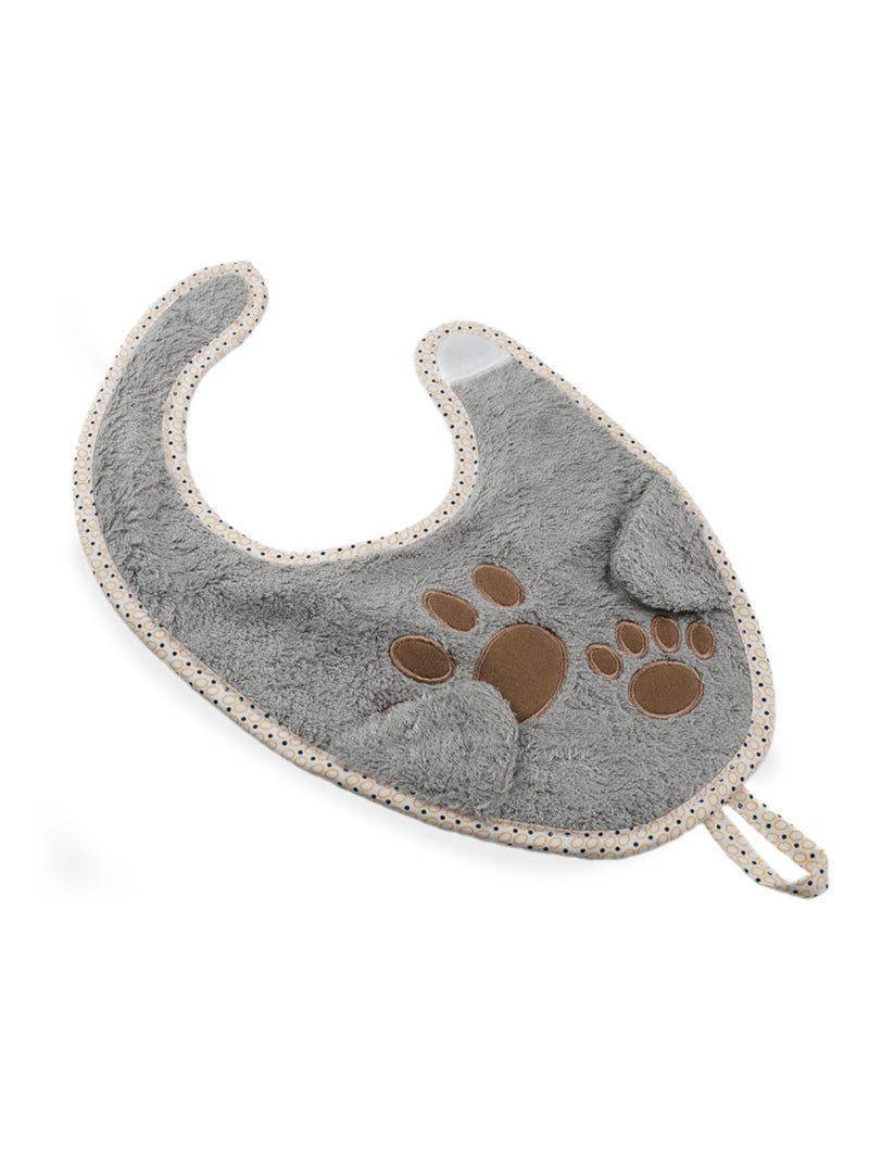 THOODOU® Bavoir attache-sucette Léon Marron - Kiabi