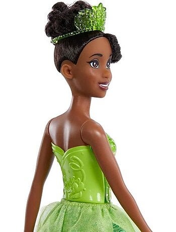 Tiana Poupée 29 cm, Mattel Poupée Disney Princesses habillage et accessoires HLW04