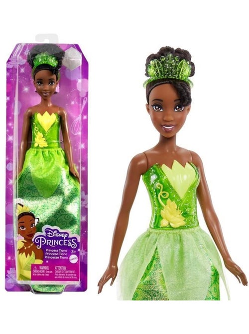 Tiana poupée 29 cm, mattel poupée disney princesses habillage et accessoires hlw04 - Kiabi