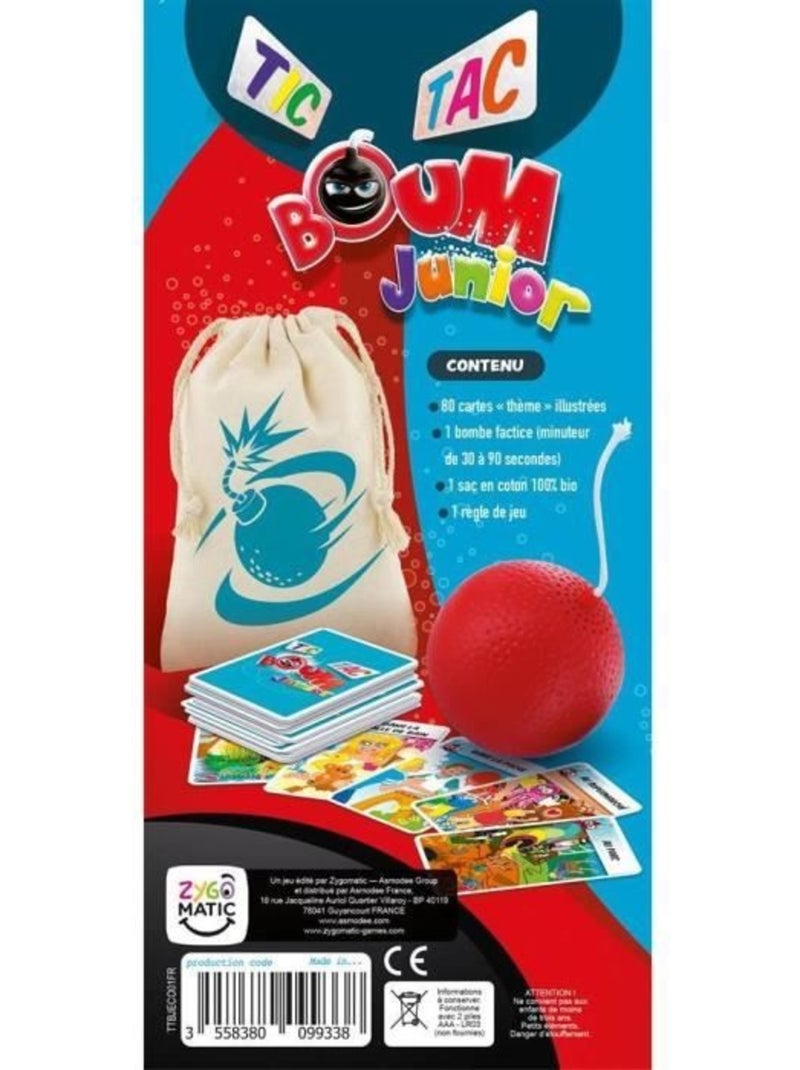 Tic tac boum junior eco pack - asmodee - jeu de société Bleu - Kiabi