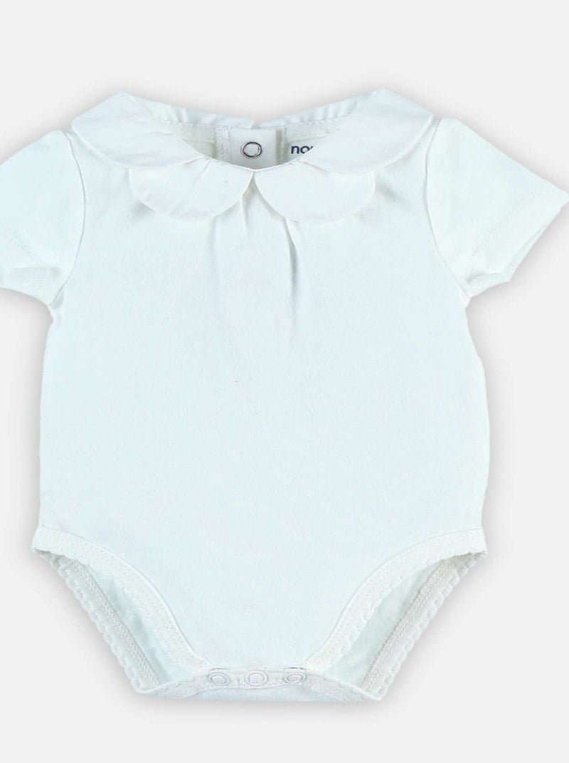 Tidy body manches courtes Blanc - Kiabi