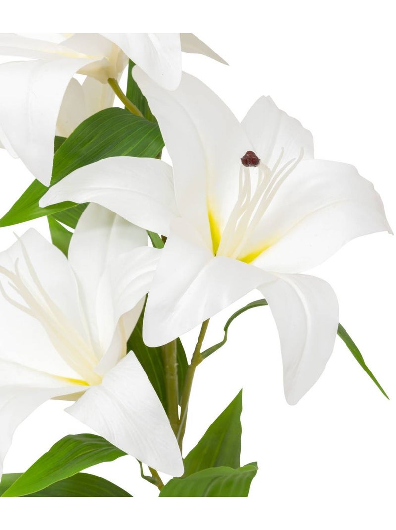 Tige de 4 lys artificielles JAGO Blanc - Kiabi