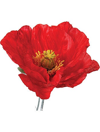 Tige de coquelicot artificiel