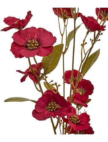 Tige de fleurs artificielles d'anémone crush