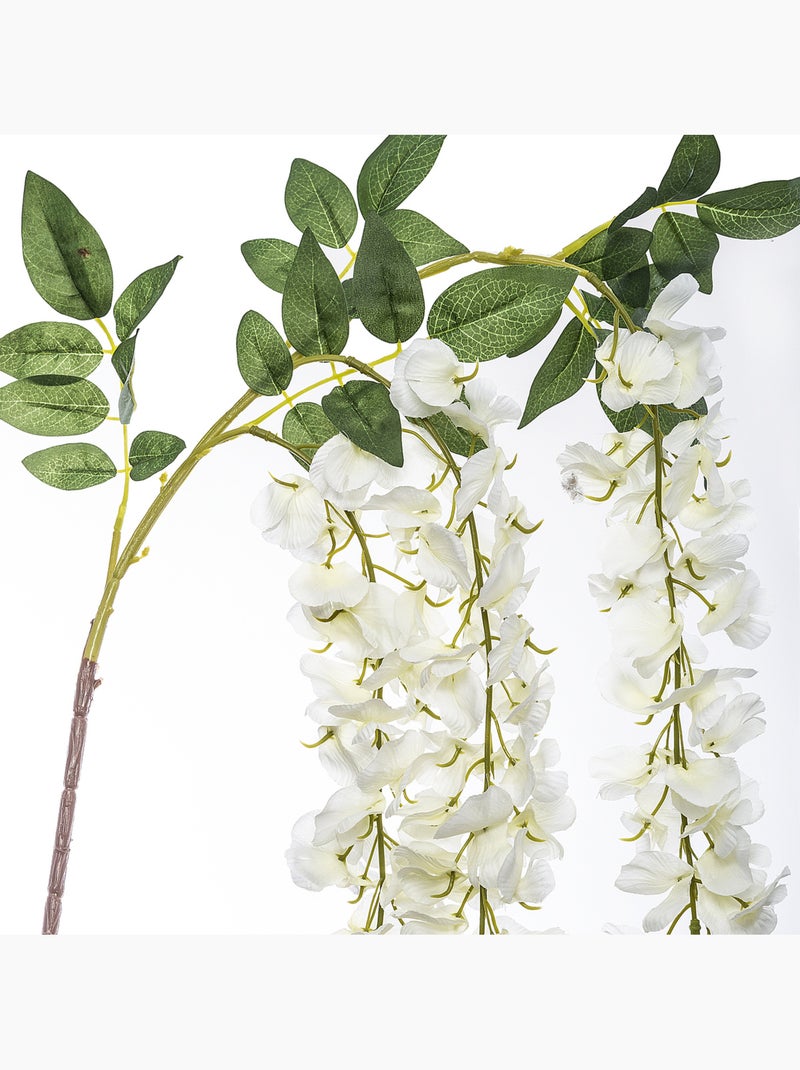 Tige de glycine artificielle Blanc - Kiabi