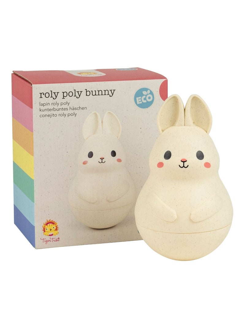 Tiger Tribe - Culbuto Roly poly lapin Blanc - Kiabi