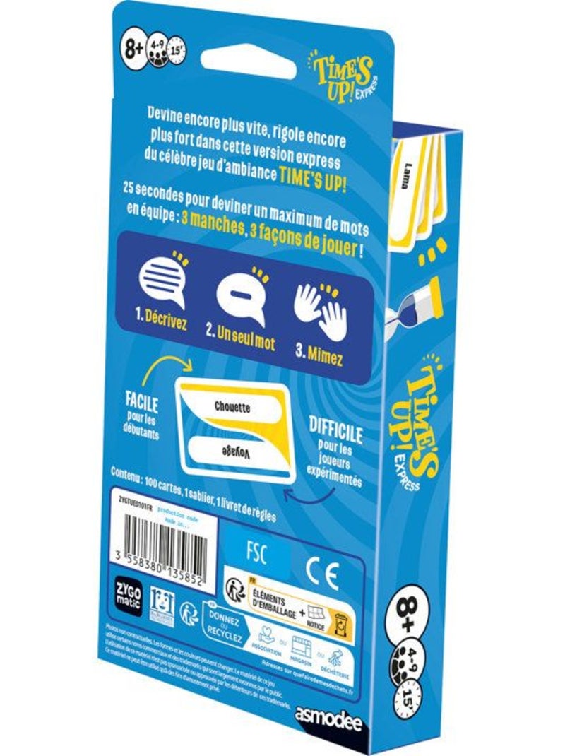 Time's up express - version de poche Bleu - Kiabi