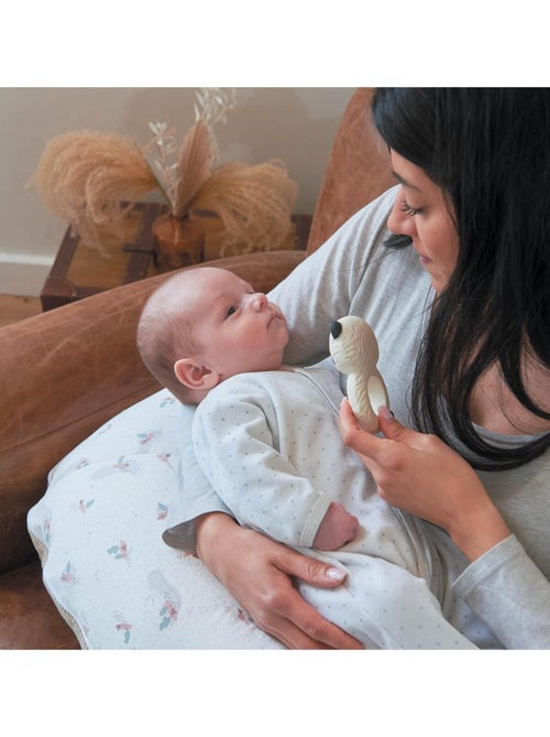 Tinéo - Coussin d'allaitement et de grossesse éponge noisette - Kiabi