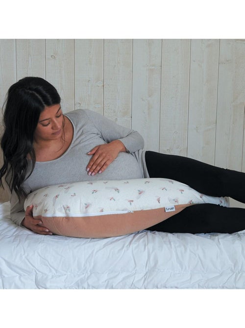 Tinéo - Coussin d'allaitement et de grossesse éponge rose - Kiabi