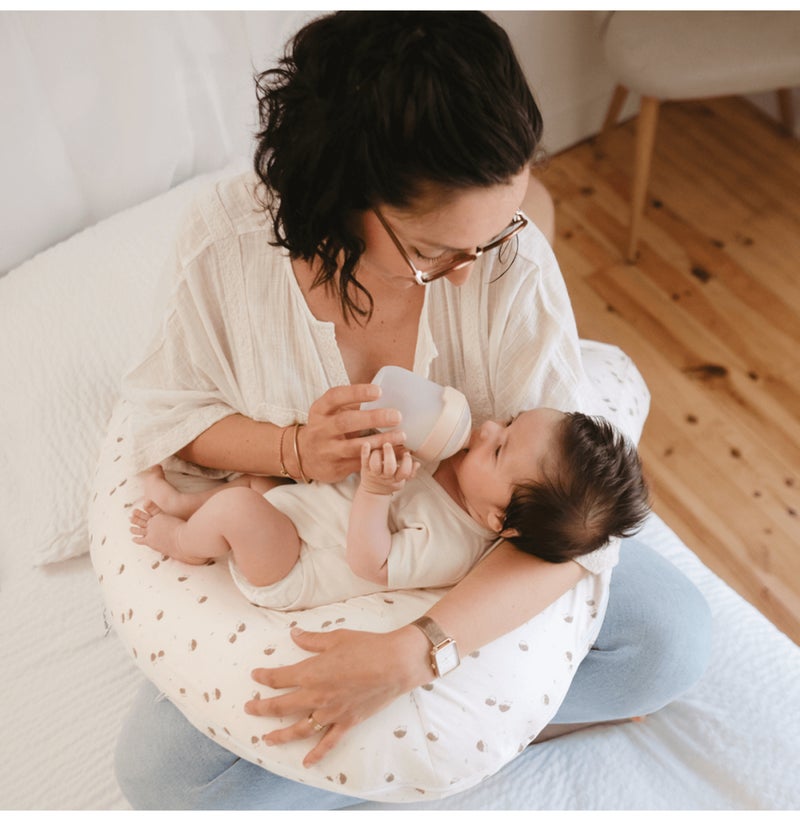 Tinéo - Coussin d'allaitement et de grossesse hérissons Ecru - Kiabi