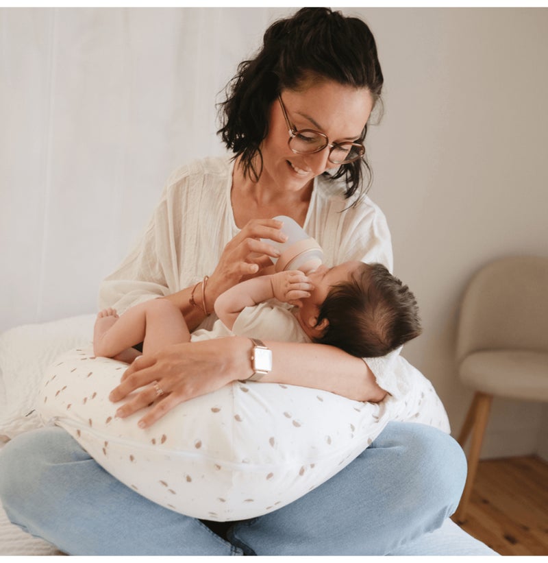 Tinéo - Coussin d'allaitement et de grossesse hérissons Ecru - Kiabi