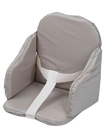 Tinéo - Coussin de chaise bébé à sangles cassonade