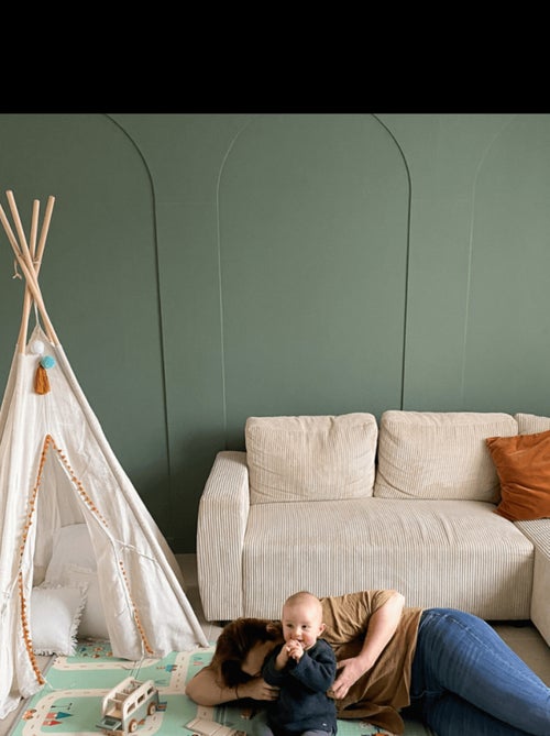 Tinéo - Grand tapis d'éveil réversible voitures / animaux - Kiabi