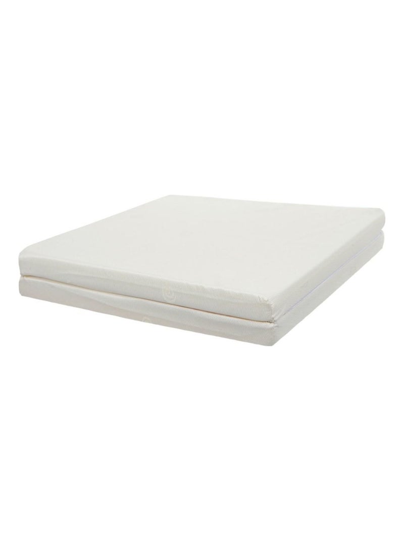 Tinéo - Matelas bébé 60x120cm pliant 2 parties Blanc - Kiabi
