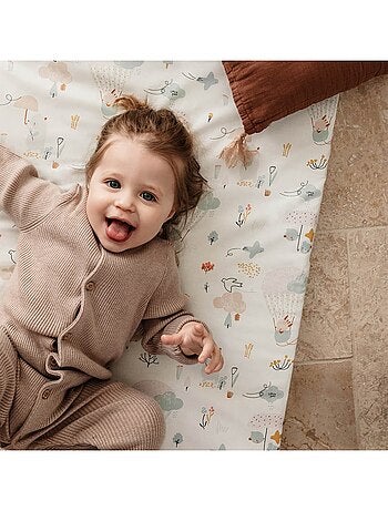 Tinéo - Matelas bébé de voyage 60x120 cm - Balloons