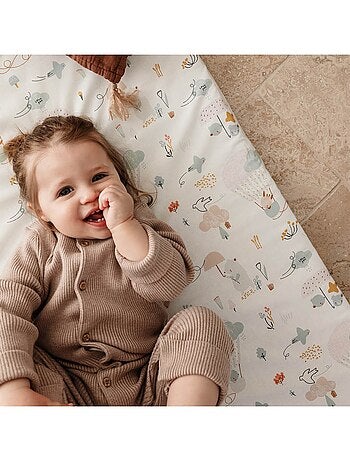 Tinéo - Matelas bébé de voyage 60x120 cm - Balloons