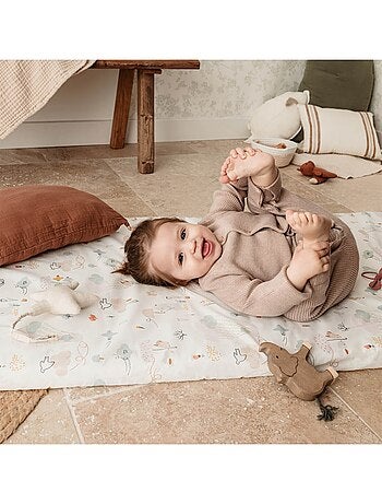 Tinéo - Matelas bébé de voyage 60x120 cm - Balloons