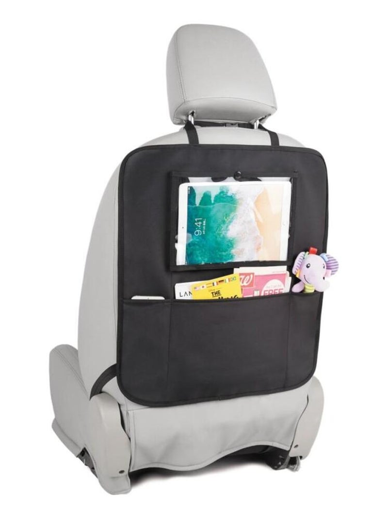 Tinéo - Protection de siège voiture 3 en 1 Noir - Kiabi