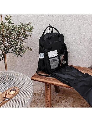 Tinéo - Sac à dos à langer Matelassé - Noir