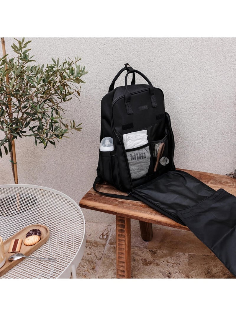 Tinéo - Sac à dos à langer Matelassé - Noir Noir - Kiabi