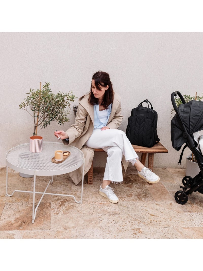 Tinéo - Sac à dos à langer Matelassé - Noir Noir - Kiabi