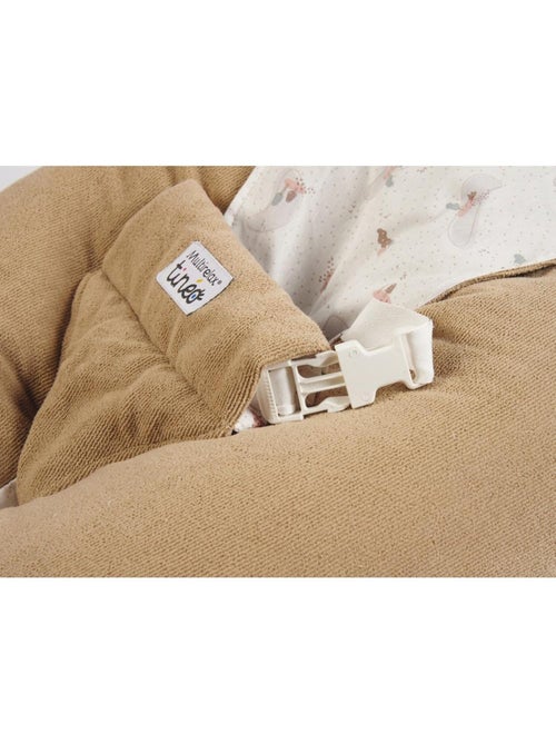 Tin?o - Coussin d'allaitement et de grossesse 3en1 Multirelax ?ponge Noisette - Kiabi