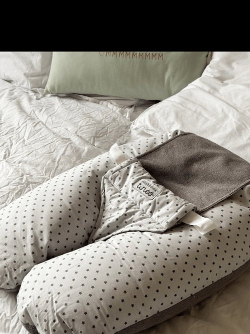 Tin?o - Coussin d'allaitement et de grossesse 3en1 Multirelax ?ponge Rose - Kiabi