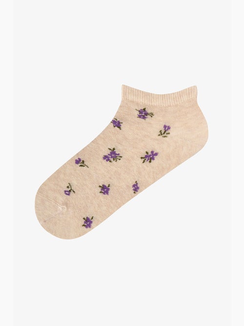Tiny bloom lot de 2 paires de chaussettes invisibles à petites fleurs penti - Kiabi Tiny bloom lot de 2 paires de chaussettes invisibles à petites fleurs penti - Kiabi