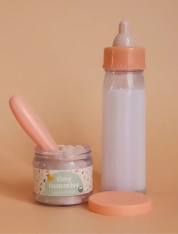 Tiny Harlow - Coffret repas petit pot et biberon magiques pour poupée
