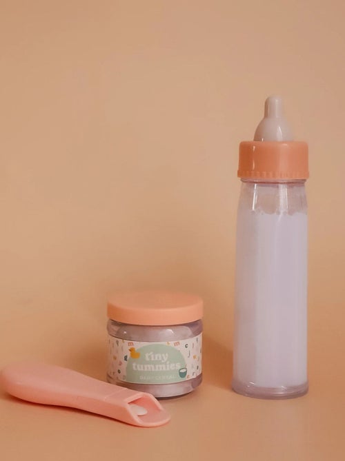Tiny harlow - coffret repas petit pot et biberon magiques pour poupée - Kiabi
