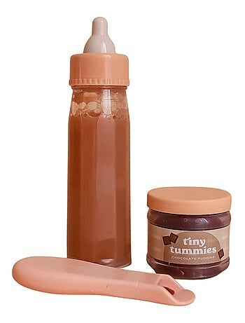 Tiny Harlow - Coffret repas petit pot et biberon magiques pour poupée