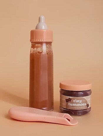 Tiny Harlow - Coffret repas petit pot et biberon magiques pour poupée