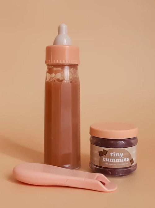 Tiny harlow - coffret repas petit pot et biberon magiques pour poupée - Kiabi